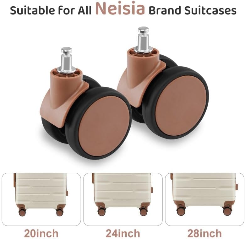 Carry On Luggage Sets,20 Inch Carry-on Suitcase with Spinner Wheels,PC+ABS Lightweight Hardshell with TSA lock,Airline Approved YKK Zippers (gray) - Image 4