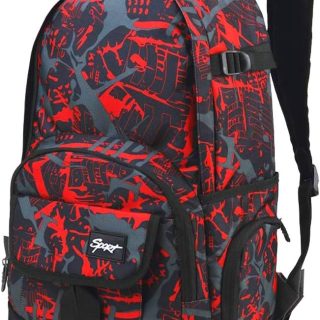 rickyh style School Backpack Travel Bag for Men & Women Lightweight College Back Pack with Laptop Compartmen